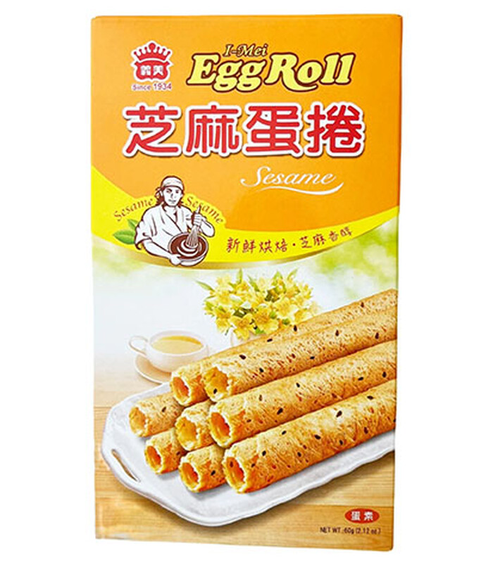 Yi Mei I Mei Sesame Egg Roll Cookies 60G