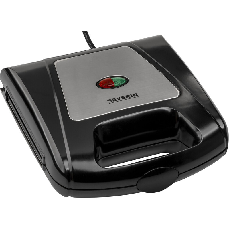 Severin 3in1 Sandwichmaker & Toaster, Brüsseler-Waffeleisen, wechselbare Grill-/Sandwichplatten, antihaftbeschichtet, 1000W, Edelstahl, …