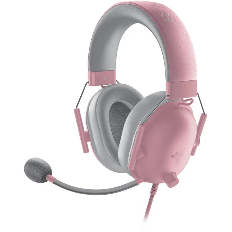 Razer Size 7.1 Pink Blackshark V2 X Quartz Wired Gaming Headset For Playstation - Image 8