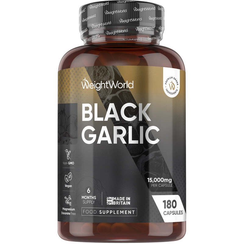 WeightWorld Schwarzer Knoblauch-Extrakt 15.000 mg 180 Kapseln