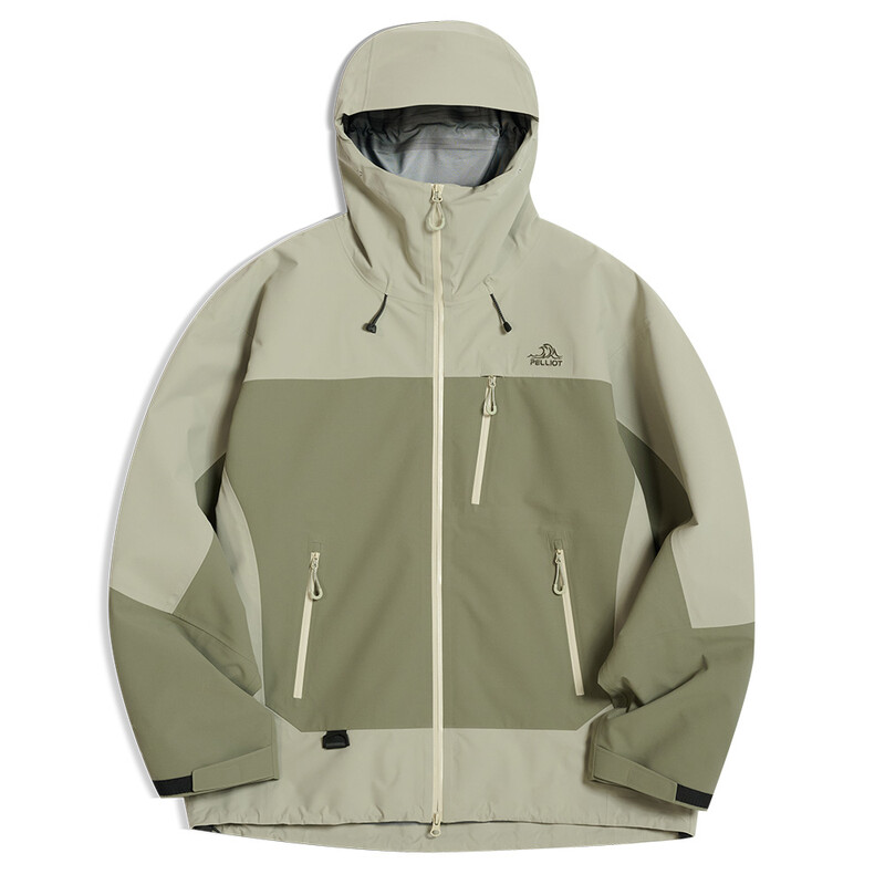PELLIOT Hardshell-Jacke Grün M Unisex Camping-Reise Wasserdicht Langlebig
