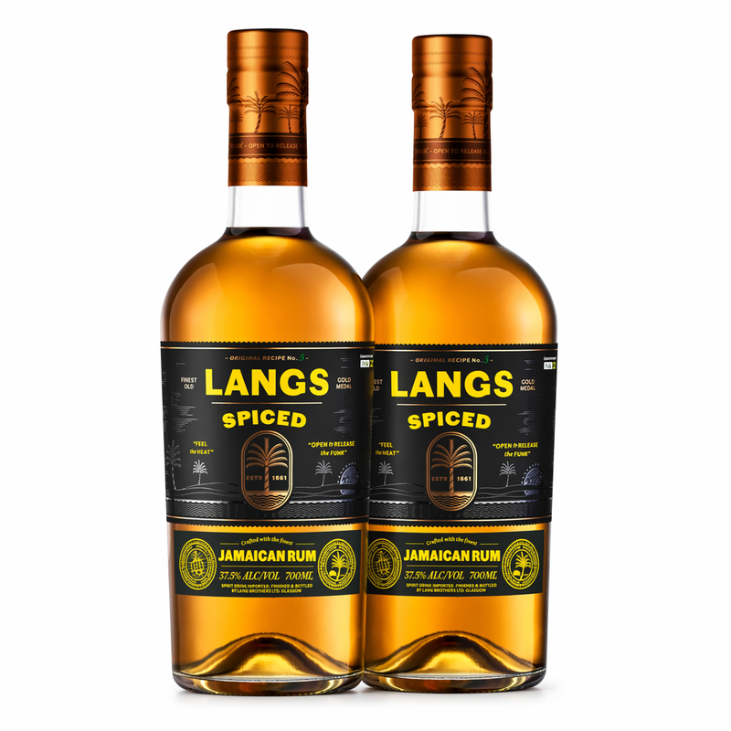 Pack of 2 - Langs Spiced Rum 70cl