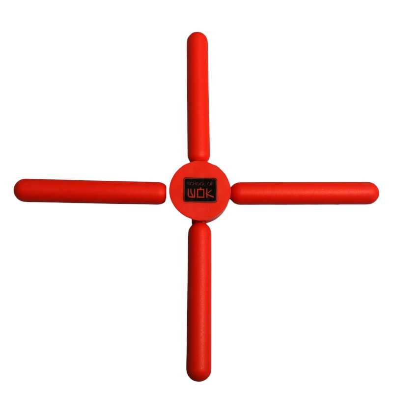 Silicone Foldable Trivet - Red