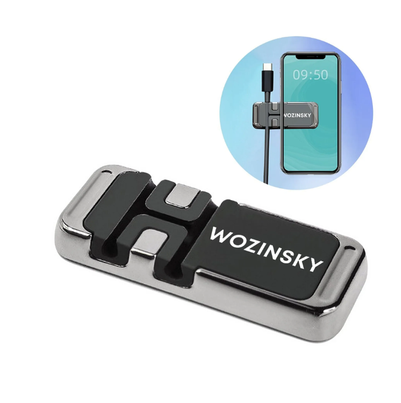 Wozinsky WMCDO-B1 Magnetischer Handyhalter mit Kabelmanagement