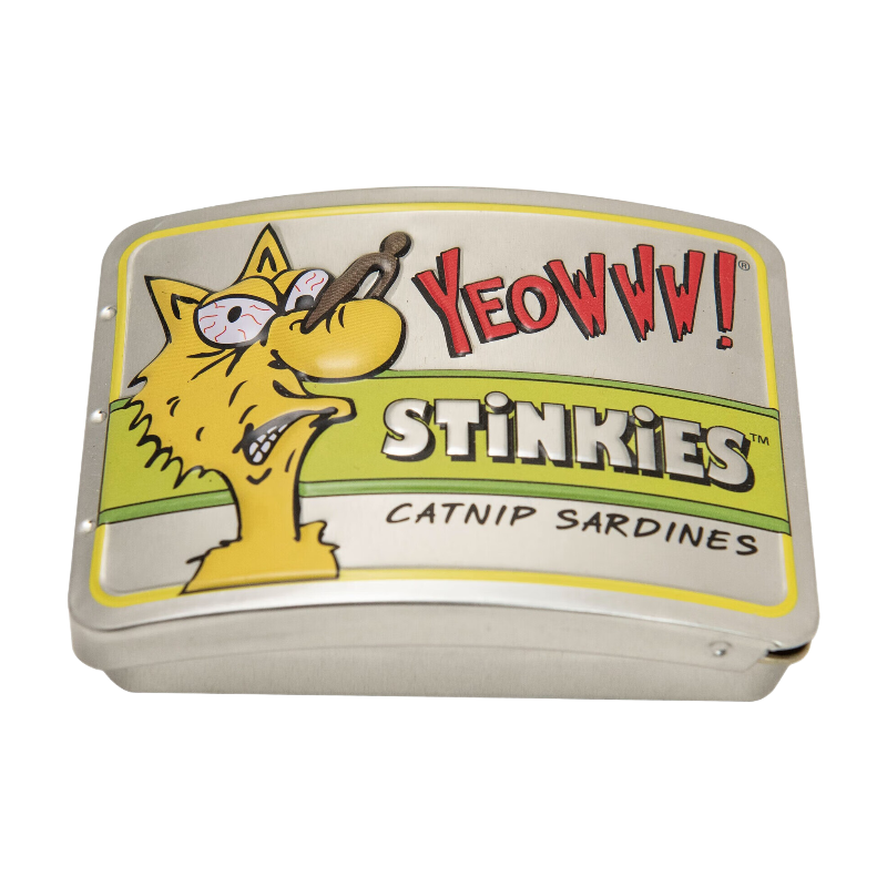 Stinkies Sardines Trio – 100% Organic Catnip-Filled, Chew & Play Toy