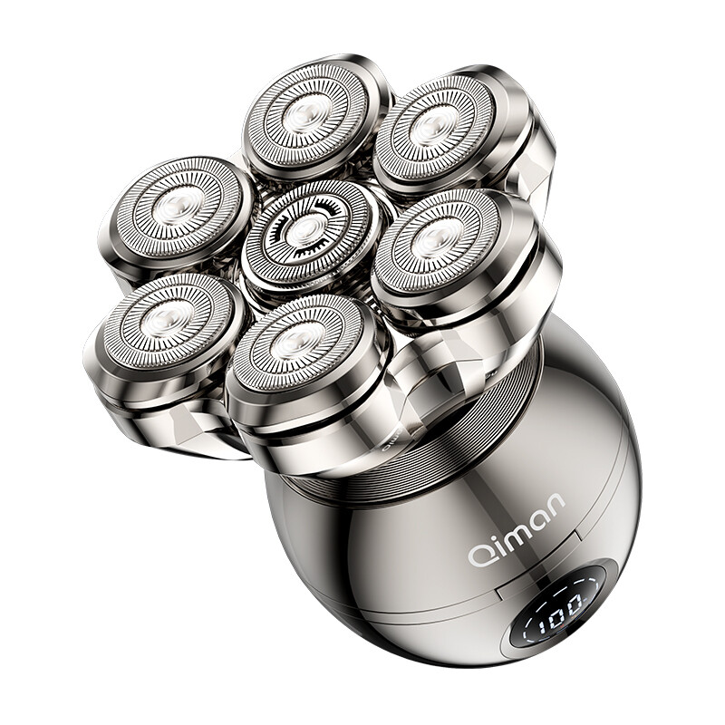 8009 Head Shavers for Bald Men 7D Floating Wet & Dry Electric Razor for Bald Heads wi