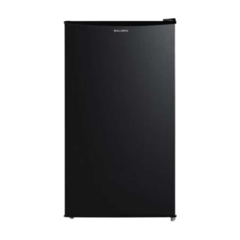 Salora 47CFT80BL vrijstaande tafelkoelkast - 68 liter inhoud - energieklasse F - 41 dB geluidsniveau - omkeerbare deur - zwart