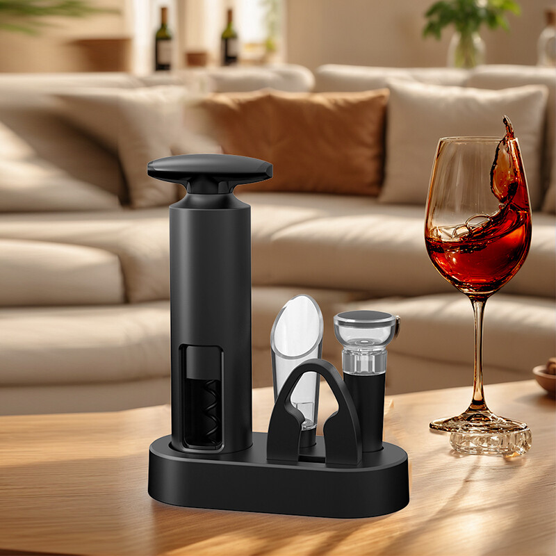 Cuisync VBGS-KH1-002001 Manuelles Flaschenöffner-Set ABS Schwarz