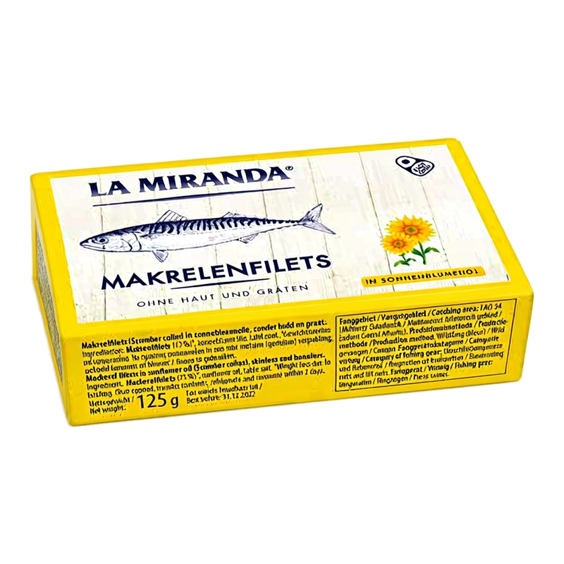 Makrelenfilets 125g mackerel fillet in oil