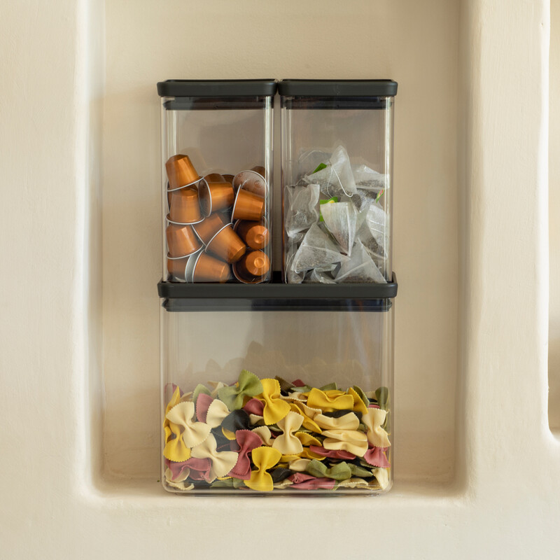 Tasty+ Stackable Canister, Set of 3
