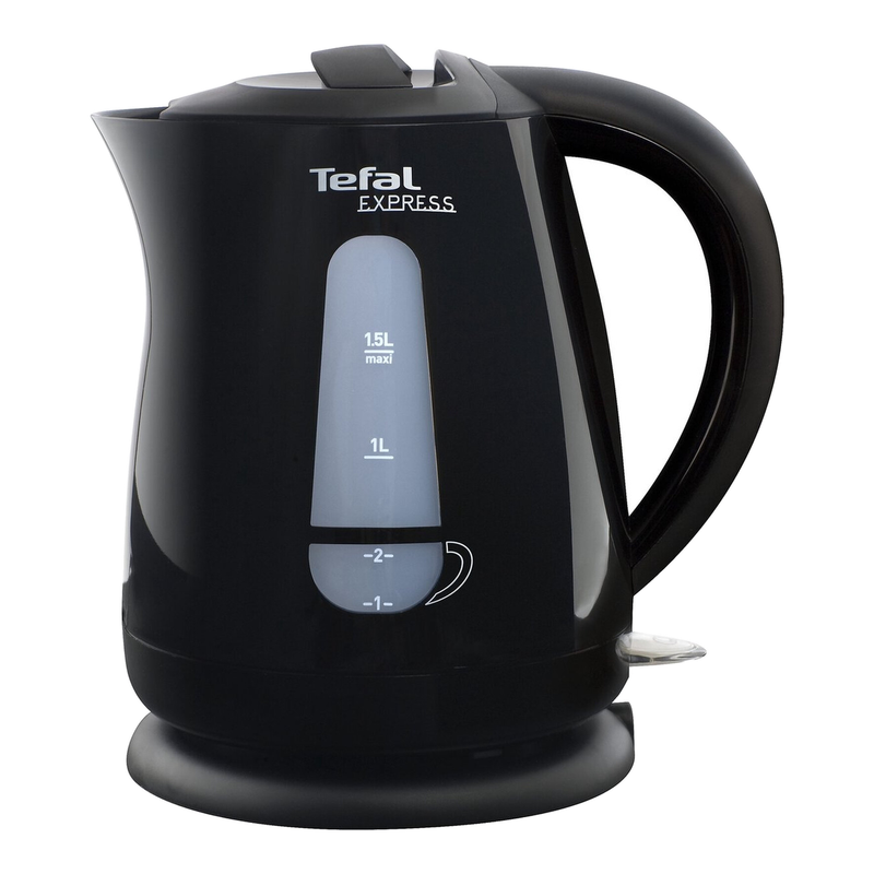 Tefal Express KO2998 - Waterkoker - 1.5 L - Compact - RVS - Zwart