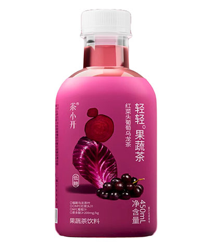 茶小開紅菜頭葡萄烏龍茶450ml