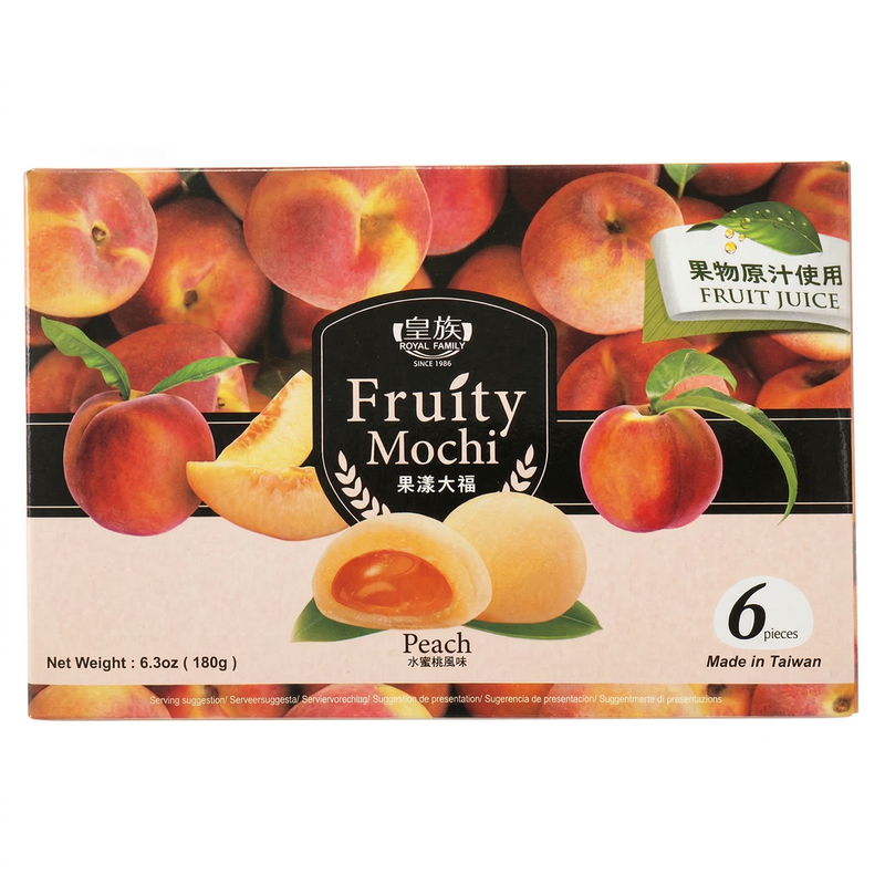 Royal Family Peach Fruity Mochi 180G