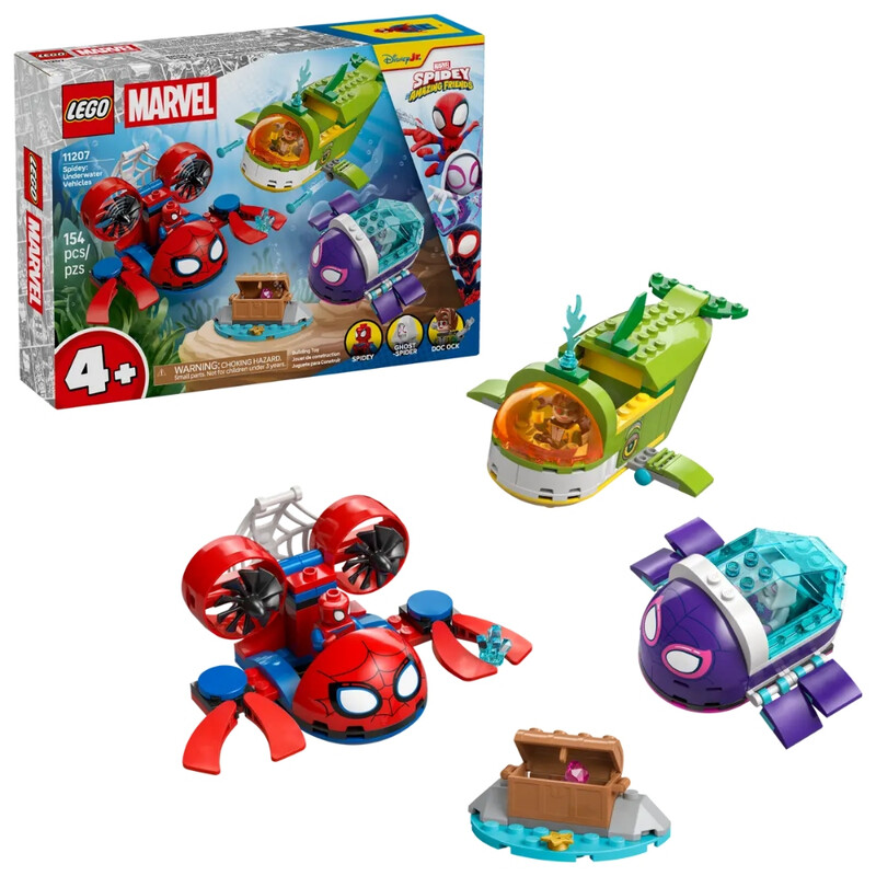 Marvel Spidey & His Amazing Friends 11207 Spidey: Underwater Vehicles