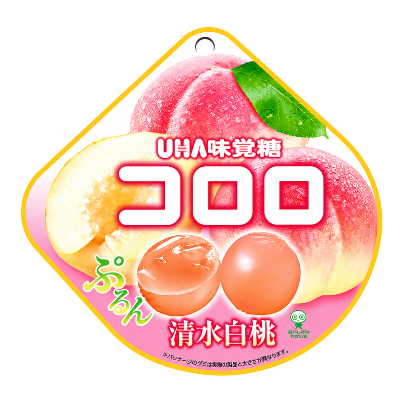 Kororo Amaou Perzik Gummysnoep Zak 40 g