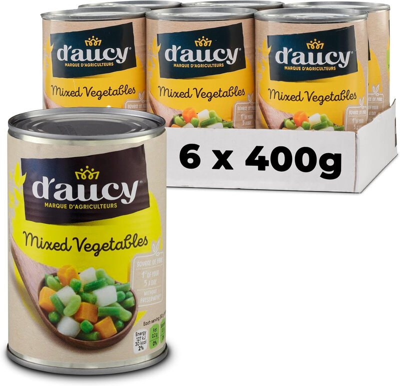 RP D'Aucy Mixed Vegetables 6 cans x 400g