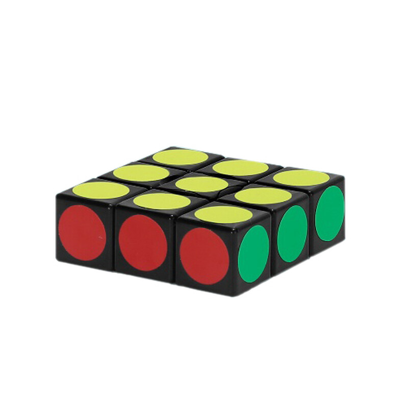 1x1 Cube Puzzle (Assumed), Classic Sticker Design, Novelty Toy for Beginners