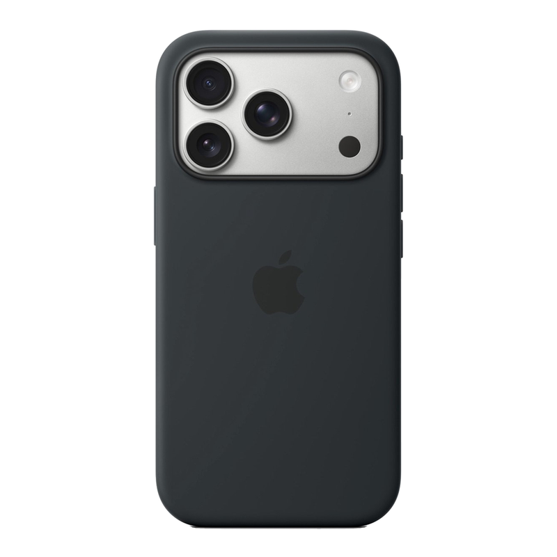 Apple iPhone 17 Pro Max siliconen hoes, zwart