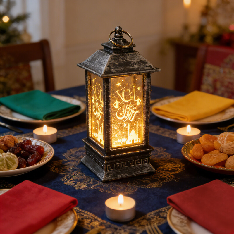 Décoration Lanterne de Ramadan - Argent