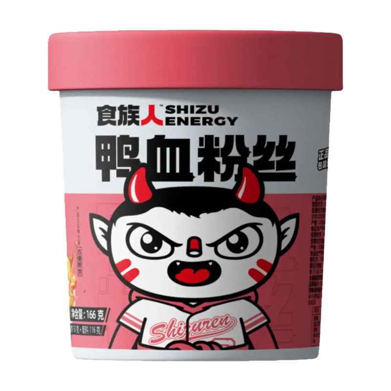 SHIZUREN Instant Vermicelli Duck Blood Flavour 166g