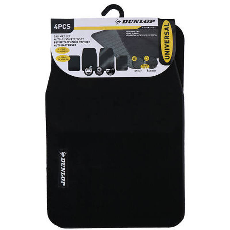 Dunlop Auto-interieurset - 4-delige dubbelzijdige, blauw