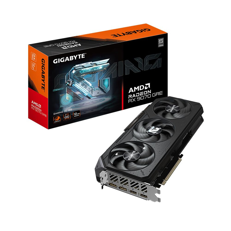GIGABYTE Radeon RX 9070 GRE Gaming OC 12 GB GDDR6 Grafikkarte