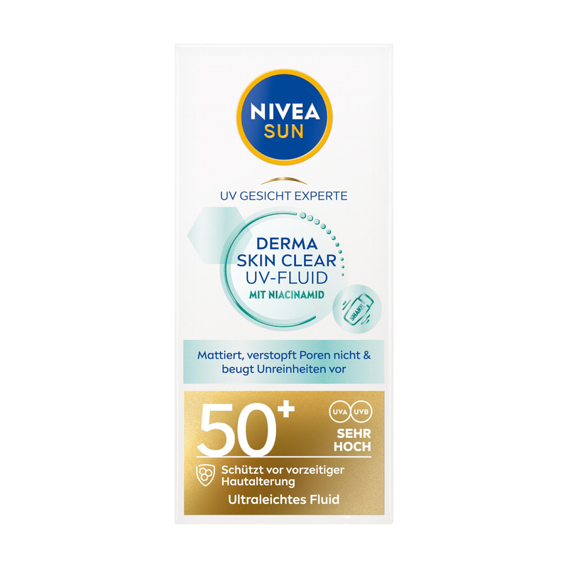 NIVEA Sun UV Specialist Derma Skin Clear Fluid LSF 50+ 40ml