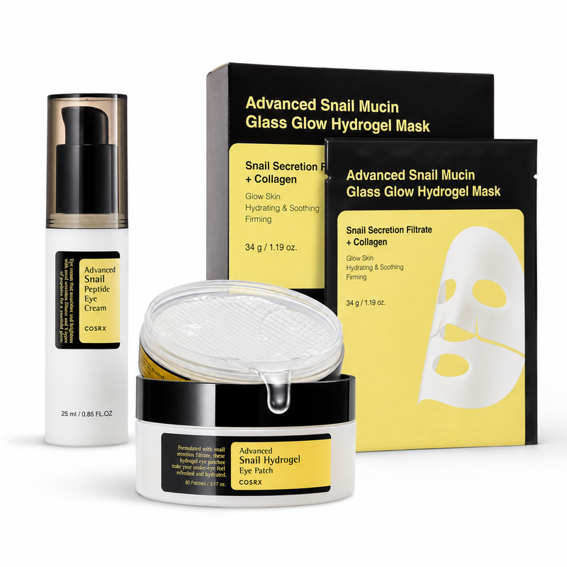 Cosrx Advanced Snail Eye & Glow Verzorgingsset – 3-Delig