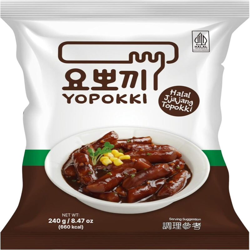 Yopokki Halal Jjajang Pouch 240G