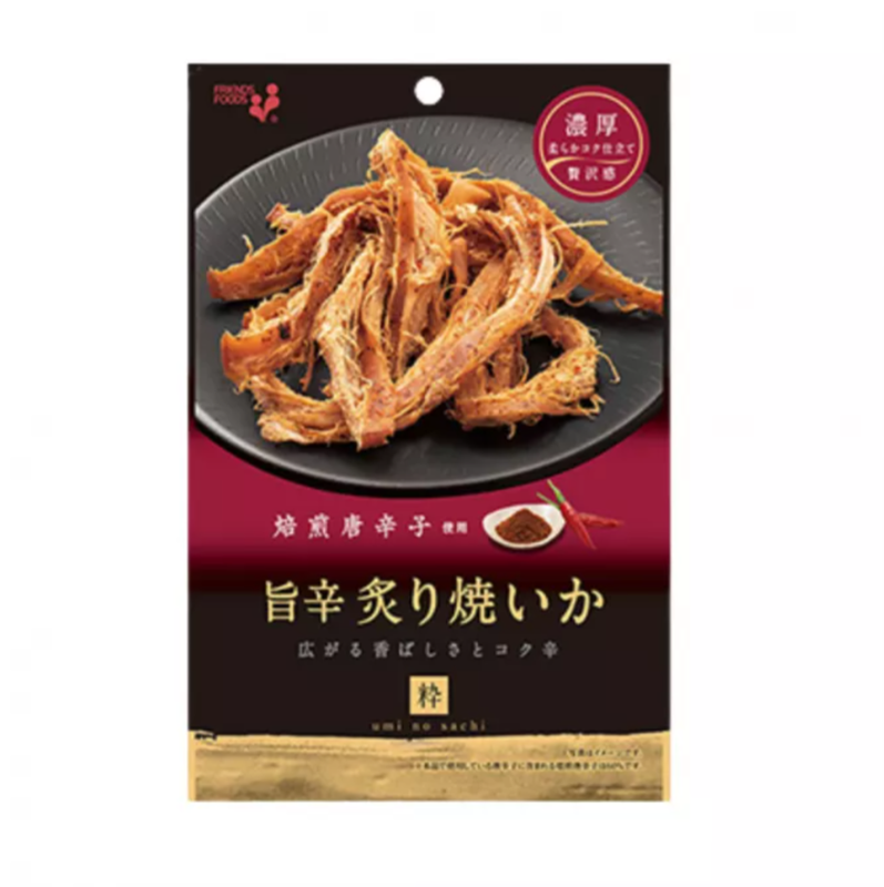 I. SHOKUHIN Scharfe Tintenfisch-Geschmack Streifen 34 g