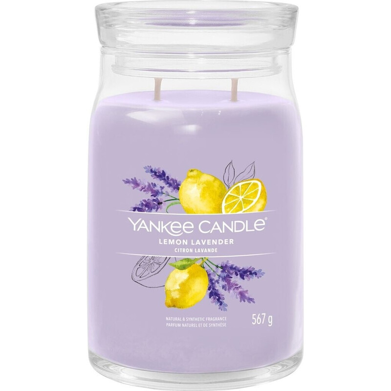Lemon Lavender Signature Large Jar by Yankee Candle