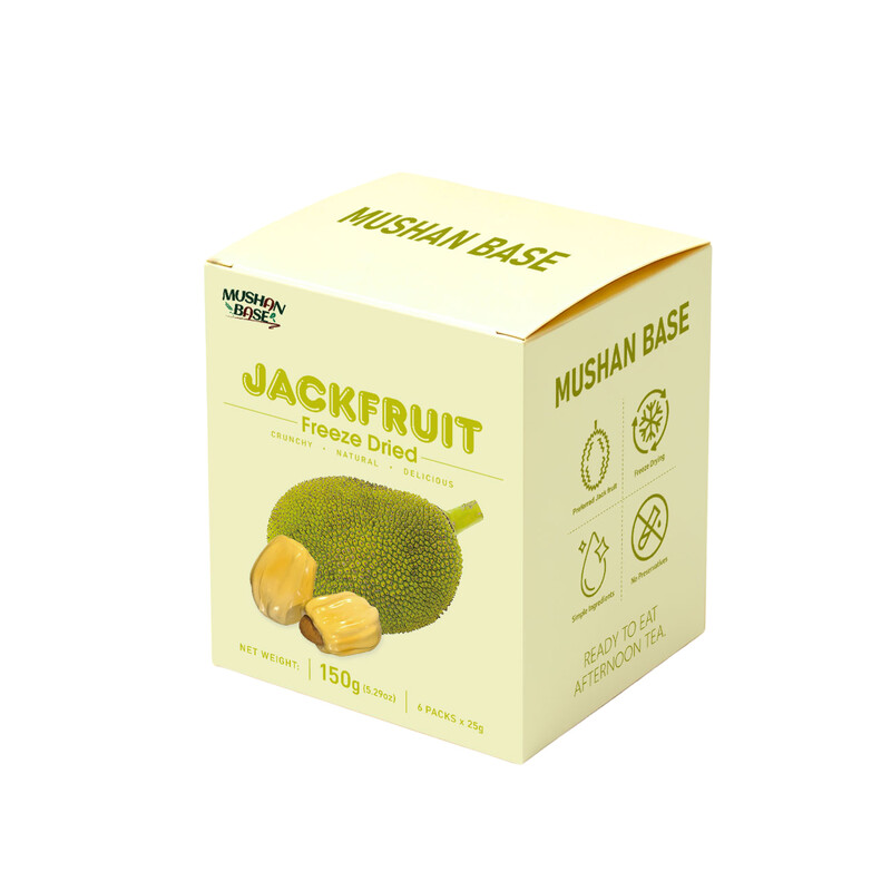 MUSHAN BASE Gedroogde jackfruit 150 g (25 g x 6)