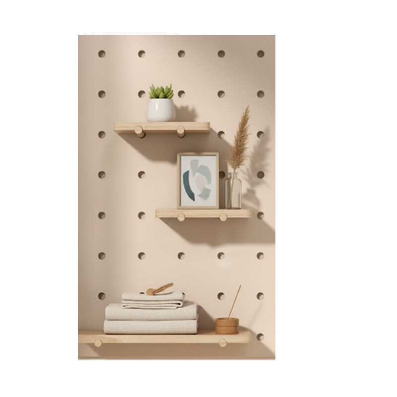 JORDAN&JUDY Massivholz Stecktafel-Organizer, 40 cm × 60 cm, Cremefarben