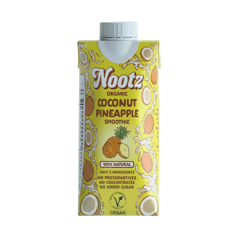 Nootz Coconut Milk Smoothie Pineapple 180ml
