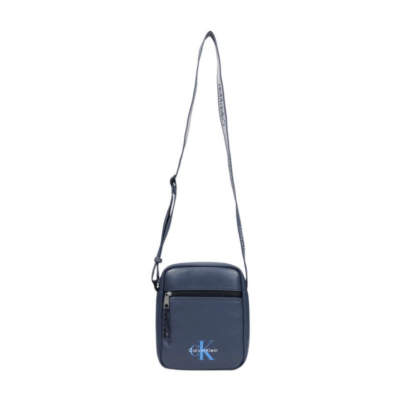 Calvin Klein Sling Bag Bold Logo Webbing Reporter - Slate Blue