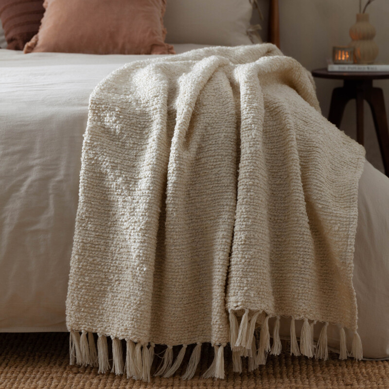 Throw Candar Ecru 130x170cm
