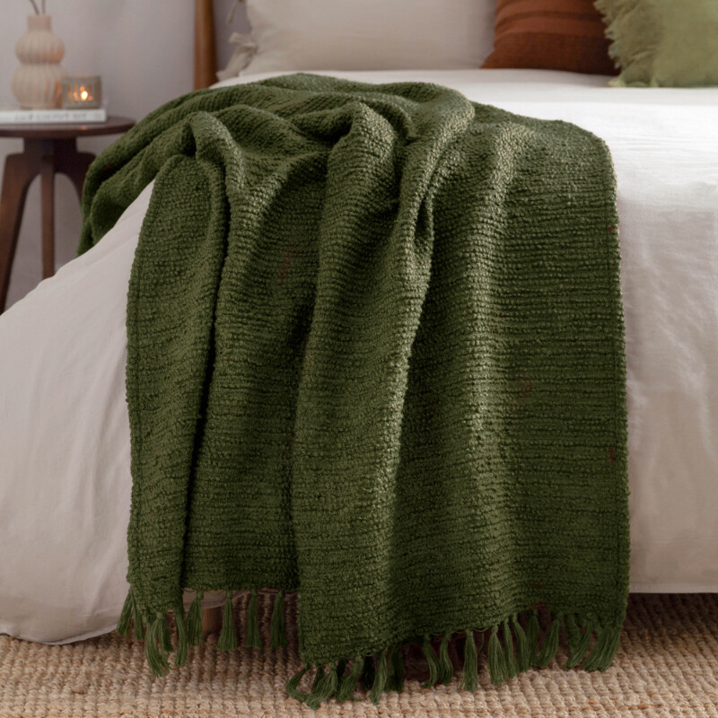 Throw Candar Khaki 130x170cm