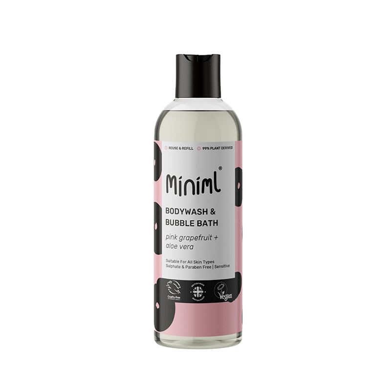 Bodywash & Bubble Bath Pink Grapefruit & Aloe Vera 500ml