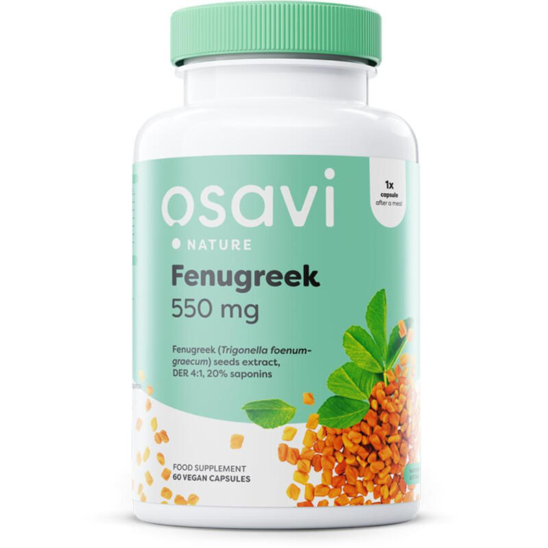 Osavi Fenugreek Metabolism 550Mg Vegan Capsules - 60 Capsules