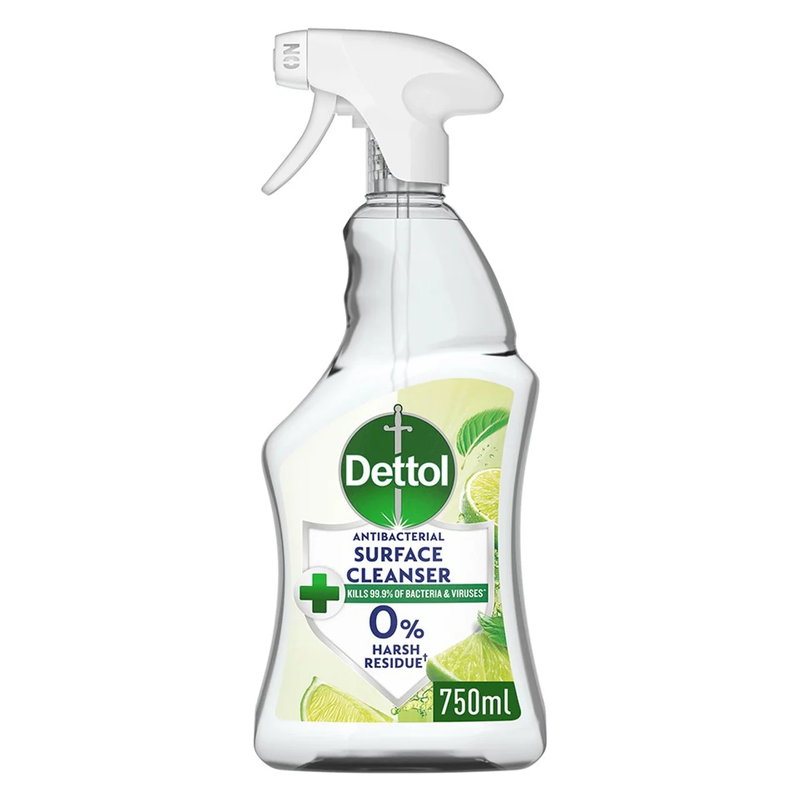 Lime & Mint Antibacterial Surface Cleanser 750ml