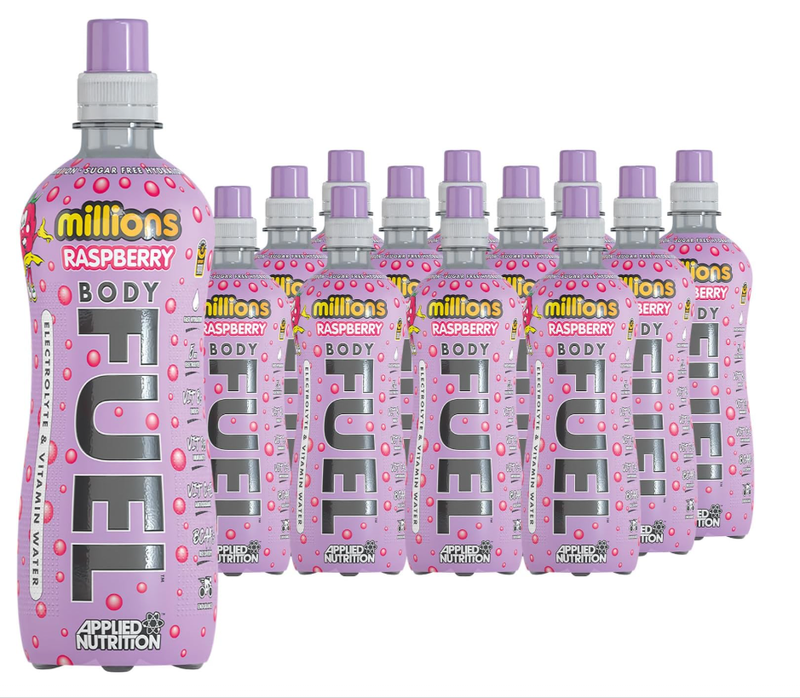 Body Fuel Electrolyte Drink Hydration Raspberry Millions - 12 x 500 ml