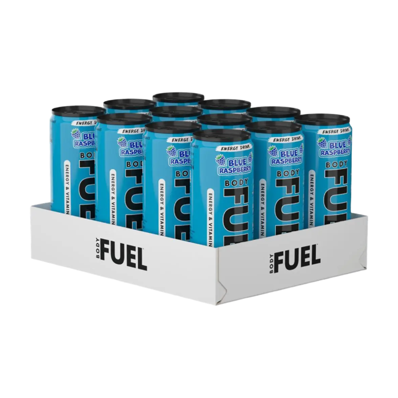 Body Fuel Energy Drink Blue Raspberry - 12 x 330 ml