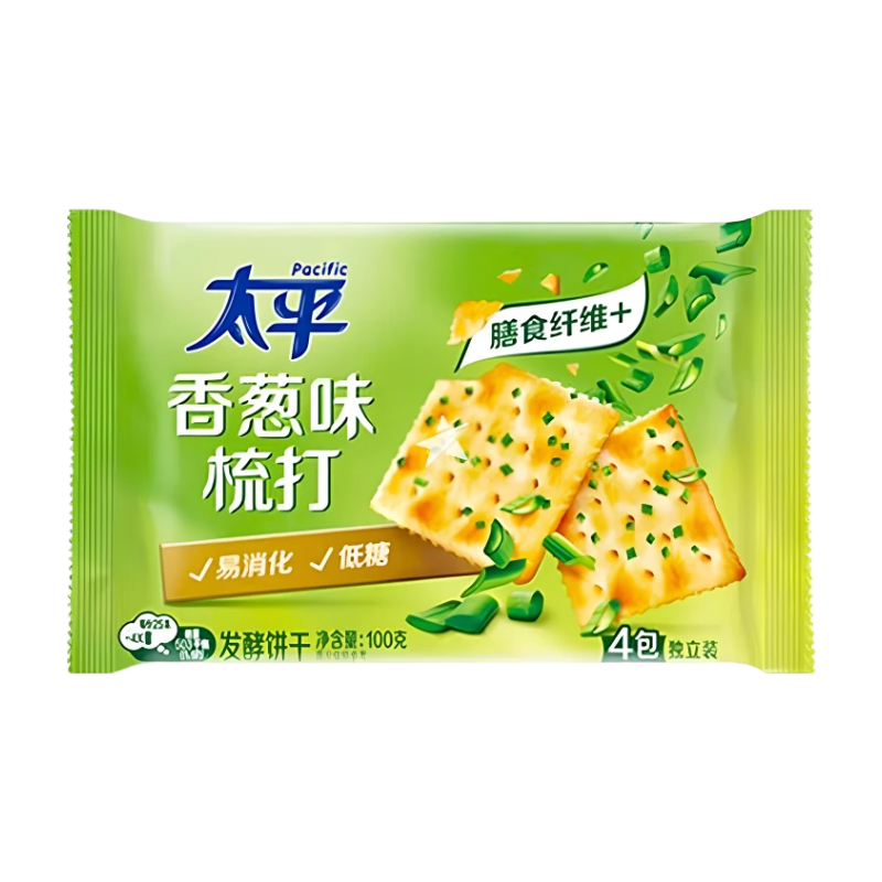 Scallion Soda Crackers, 100g