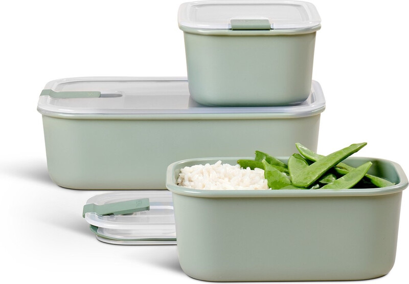 Mepal Easyclip vershouddozen set - 2x 700 ml + 1x 1500 ml, Nordic Sage