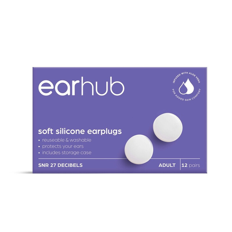 Sleepwell Soft Silicone Earplugs 12 Pair