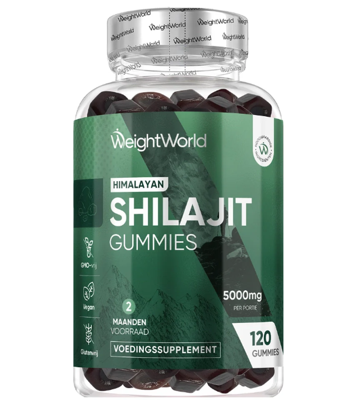 WeightWorld Gommes au shilajit - 120 gommes