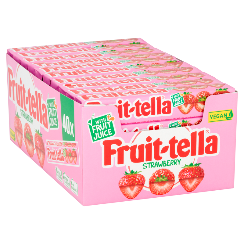 Fruit-tella Strawberry Sweets 41g x 40