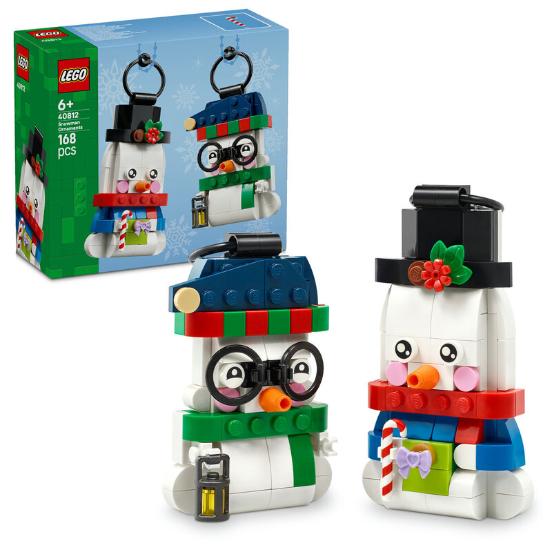 LEGO Iconic 40812 Sneeuwpopornamenten