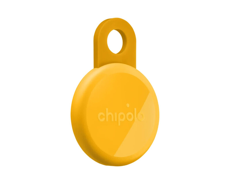 Chipolo LOOP wiederaufladbare Ortungs-Tag, kompatibel mit Apple Find My auf iPhone (Honey)