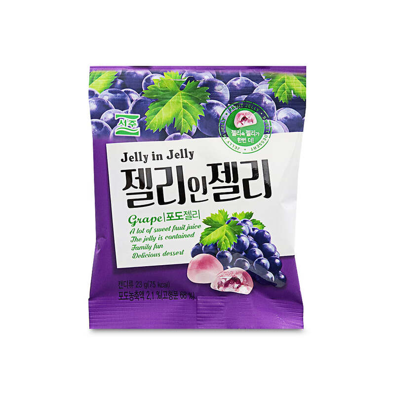 SEOJU Gelee in Gelee Traubengeschmack (mit Zucker und Süßungsmittel) 23g